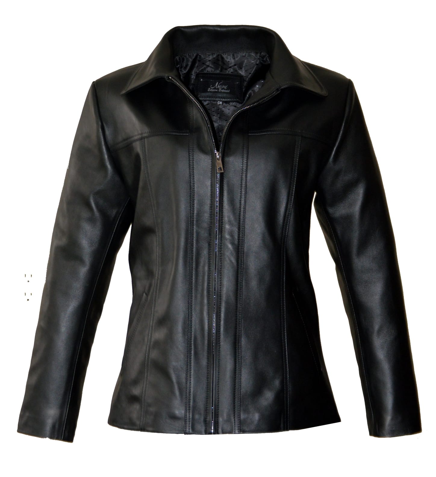 Chamarra piel mujer negra mod. lev III – Chamarras Piel Leather outfit